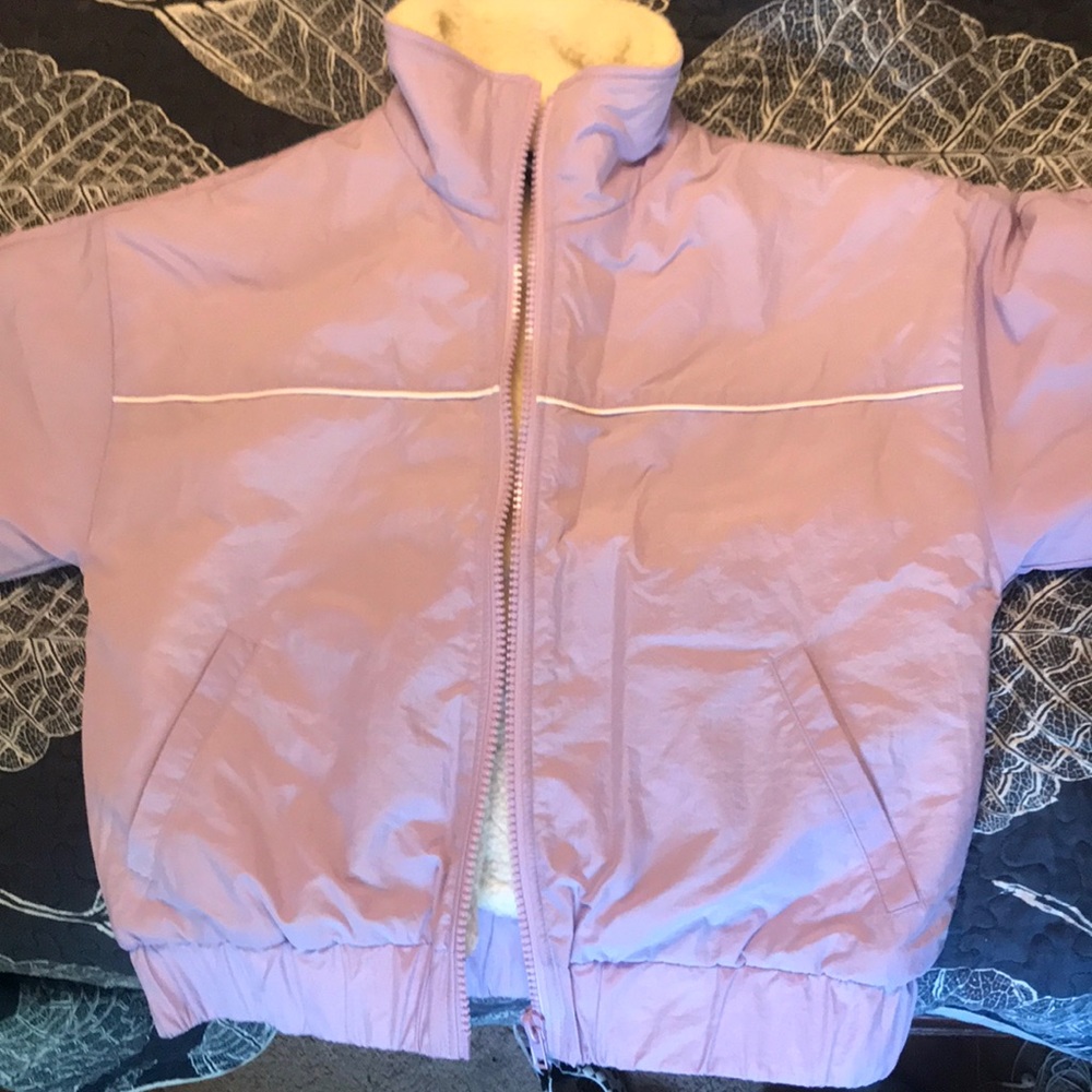bomber jacket with fleece inside, never worn